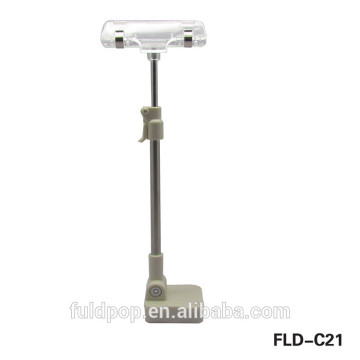 Top Quality Ajustable Plated chrome magnetic pop sign holder
