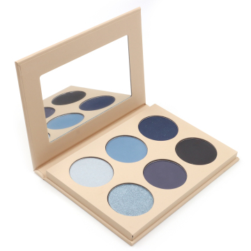 Newest Beauty Six Color Eyeshadow Custom Private Label Waterproof Makeup Palette