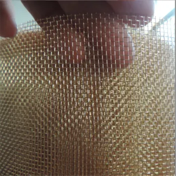 180 Micron Plain Weave Brass, Phosphor Bronze, and Copper Wire Cloth Mesh