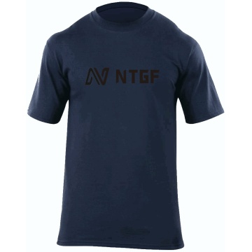 Royal blue short-sleeved T-shirt
