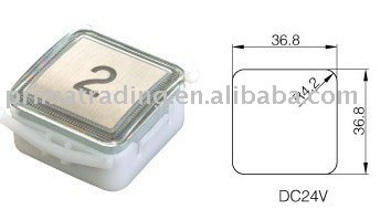 P-KA117A---Elevator Push Button