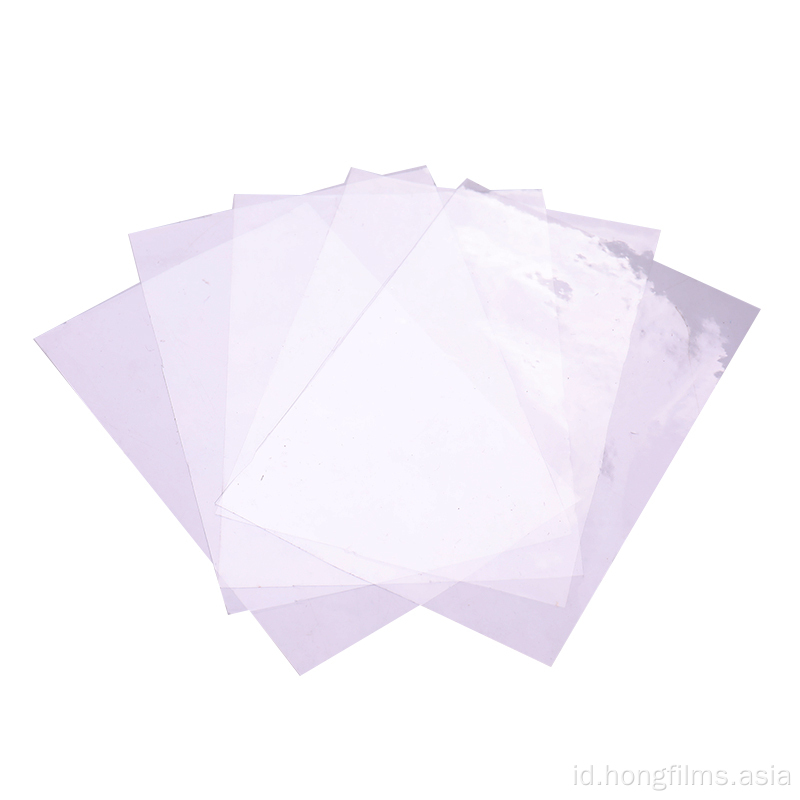 Film Fungsi Pelindung Film PVC Transparan