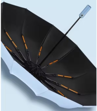 12 double ribs big size plain color umbrella both for man and woman