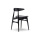 Ch33 Dining Stacking Chair With Upholstered Seat