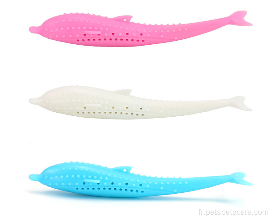 Cat Mint Toy Silicone Matière résistante à la morsure