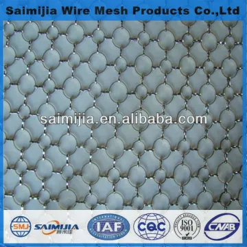 metal ring mesh cloth for architecture decoration