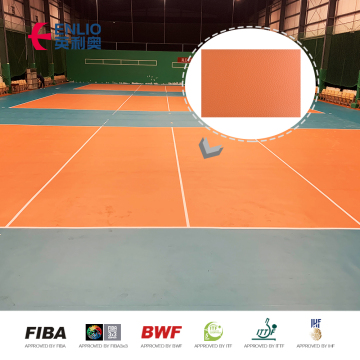 Enlio Brand Sports Flooring for Volleyball Use