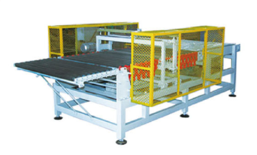 Horizontal synchronous cutting machine for brick forming