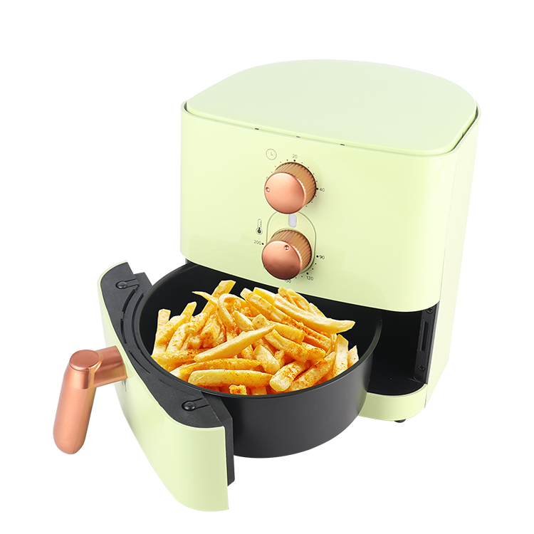 New Design 650W Multifunction Healthy Cooking Electric Air Fryer with Timer and Temperature Control  1L Manual Air Fryer