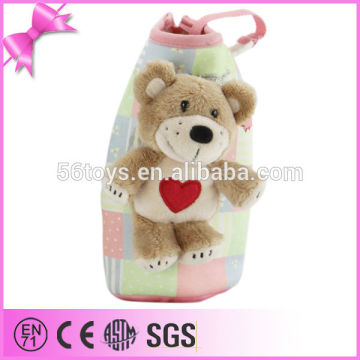 Student needed functional plush stationery with stuffed baby bear