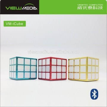 edison professional speaker magic cube bluetooth speaker with led