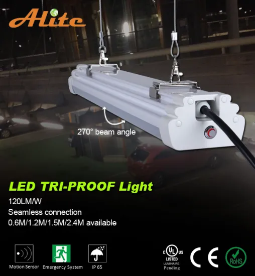 LED batten light with emergency NI-MH Battery 1500mm 60w 5 years warranty