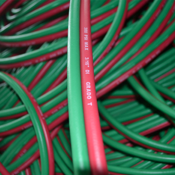 Twin welding rubber  hose
