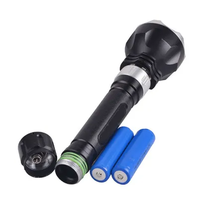 Underwater 50m High Lumens Waterproof Flashlight for Diving