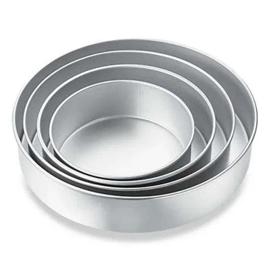 High-Quality Aluminum Household Cake, Pizza, and Biscuit Pan for Thickened Baking