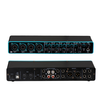 GPUB M-4I4 USB Audio Interface - 24-Bit 192 kHz Professional Sound Card for PC Recording