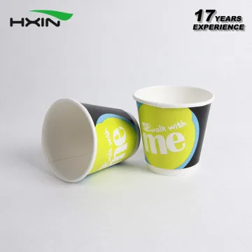 Double wall paper cups for espresso