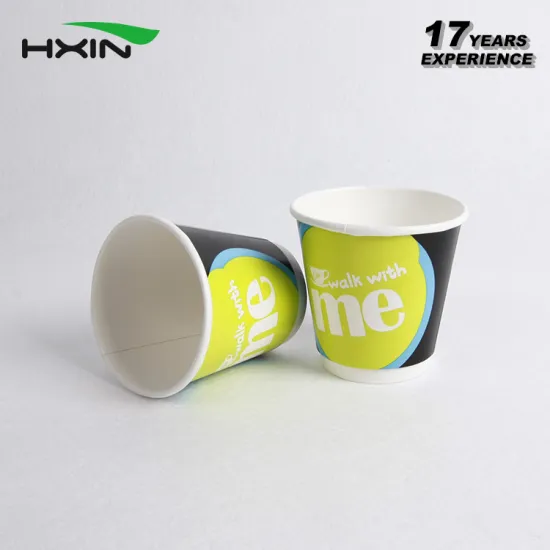 Double wall paper cups for espresso