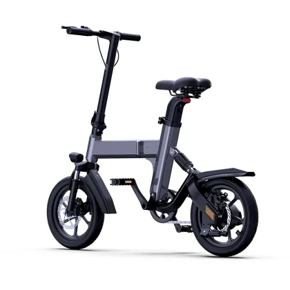 Transmission shaft portable folding electric bicycle