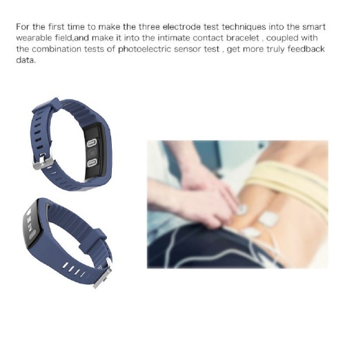 Capacitive Touch Screen ECG Bracelet