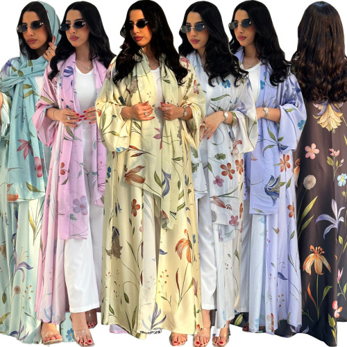 Garbaha hore ee Ubaxa Daabacan ee Abaya Matching