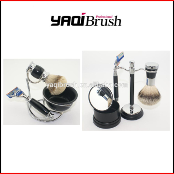 Custom Shaving brush and Razor stand with bowl