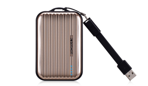 Original MOMAX iPOWER GO mini suitcase 8400mah portable power supply high quality external battery charger for iphone