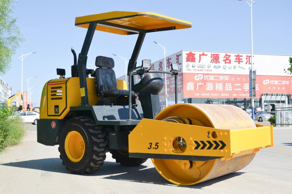 3.5ton Roller de carretera mecánica con aire acondicionado