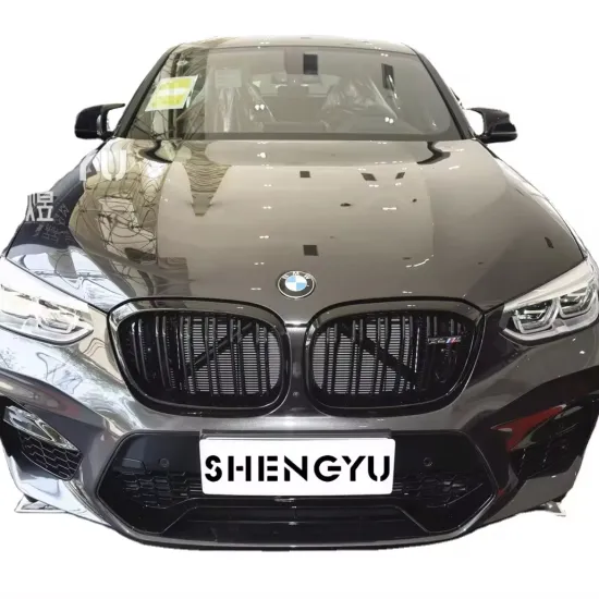 BMW X4 G02 2019-2022 Body Kit - X4M Front Bumper Assembly with Grille and Rear Diffuser Tail Pipes