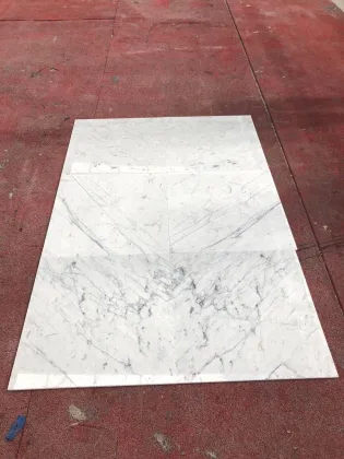 Italian White Marble Slab Bianco Carrara white marble