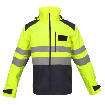 ANSI High Visibility Rainwear Breathable Soft Shell Jacket