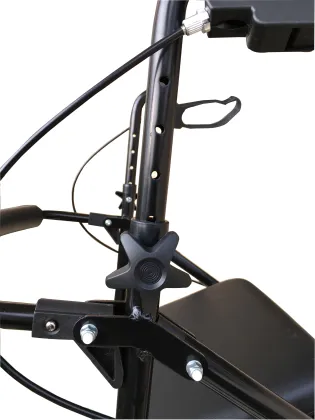 Cardinal Health Rolling Medical Walker with Storage Basket