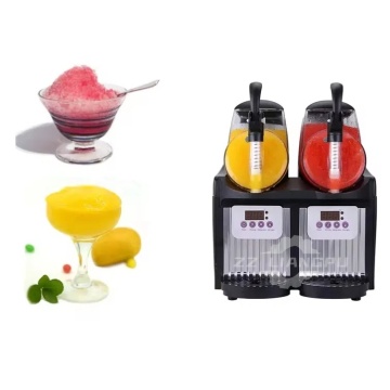 Compact Dual Tank Slush Machine - Affordable and Small