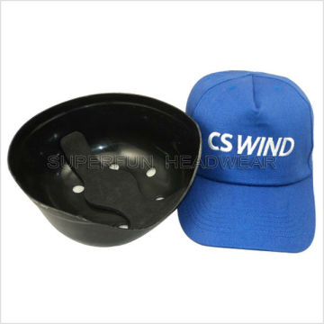 baseball style fabric safety plastic helmets