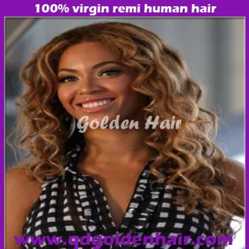 Golden Hair Top Quality Hair Remy Virgin European Hair Wig