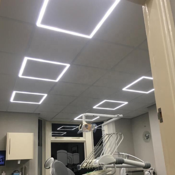 Holux Quick Assembly 4000lm Square Border LED Panel Light