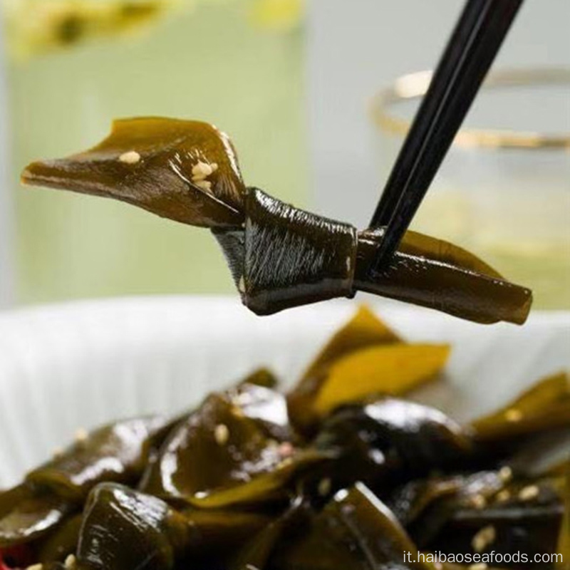 Nodi in kelp sani e deliziosi snack freddi