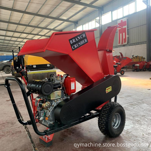 8 Inch Hydraulic Wood Chipper Manufacturer for Commercial Use