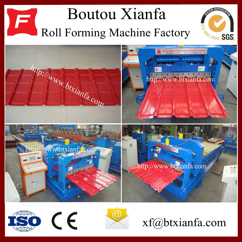 Step Tile Roofing Sheet Metal Corrugation Machine