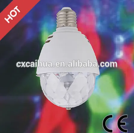 China manufacturer dircet price 3W E27 RGB DIsco Led Strobe Light Bulb