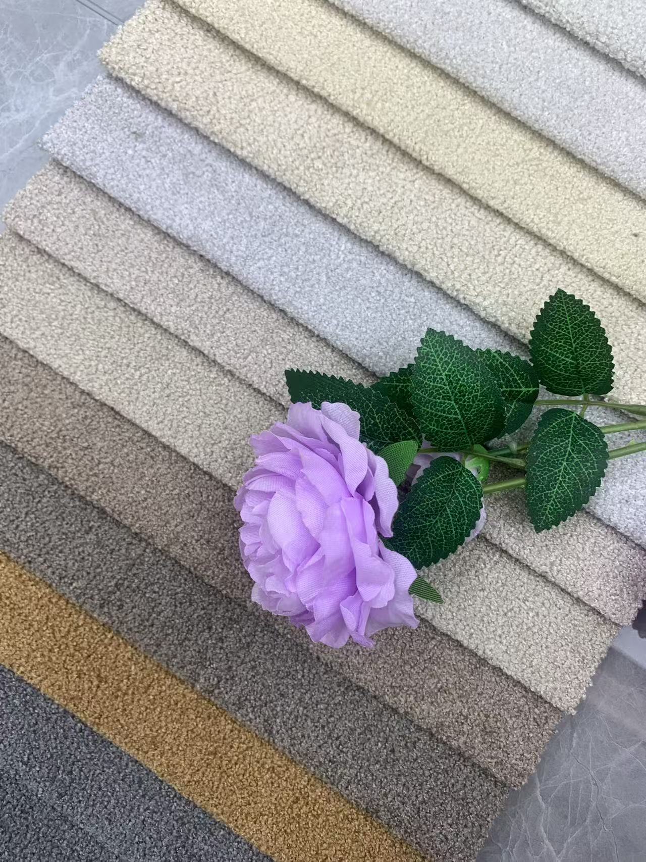Soft bouclé fabric