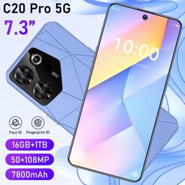 2024 New Version Original camon 20 pro 5g Phone 7.3Inch 12Gb + 512Gb Android 13 Smartphone Dual Sim Ten Core Smart Mobile Phones