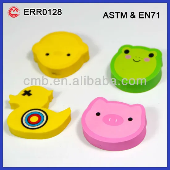 TPR ANIMAL ERASER FOR CHILDREN