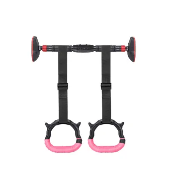 Kids Gym Fitness: Pull Up Horizontal Gymnastic Ring with Nylon Strap