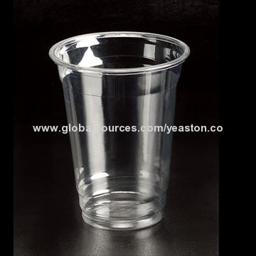 High transparency water cups, plastic, disposable and biodegradable, food grade