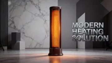 Modern Smart Thermostat Controlled Heater