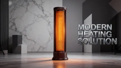 Modern Smart Thermostat Controlled Heater