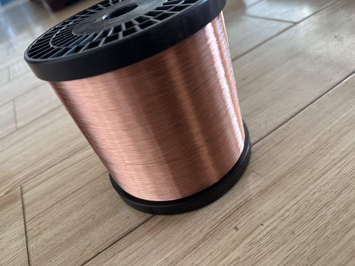 Copper clad copper round wire