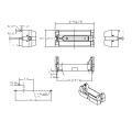 Porte-batterie pour CR123A DIP