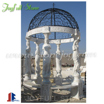 Carved White Marble Gazebos